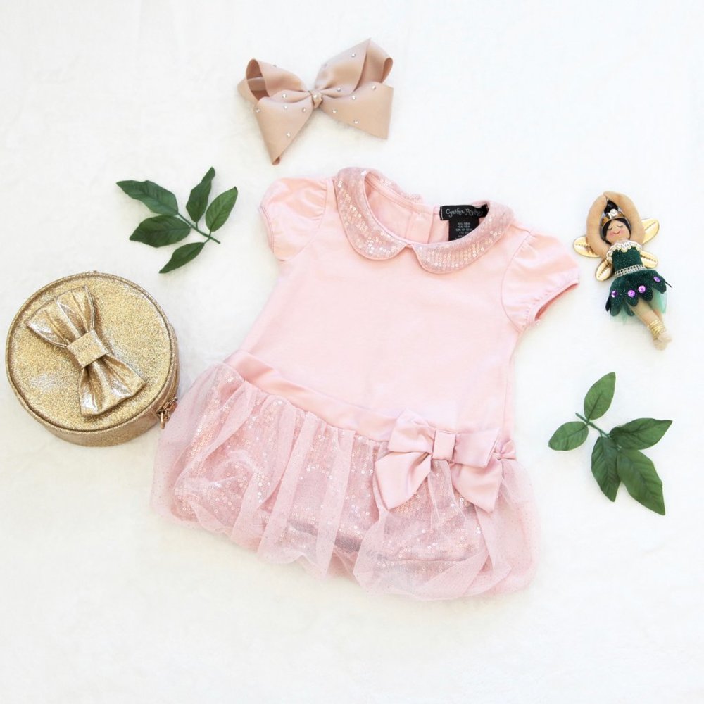 Cynthia Rowley Blush Pink Sequence Dress